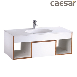 Chậu rửa Lavabo Caesar LF5028 + Tủ lavabo EH05028 DDV