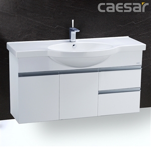 Chậu rửa Lavabo Caesar LF5324 + Tủ lavabo EH05324 AV