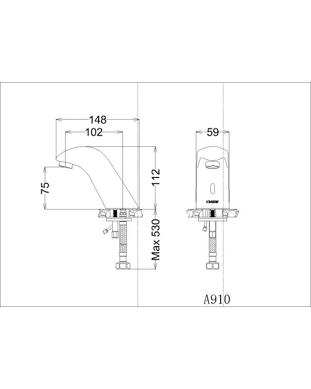 Vòi cảm ứng lavabo Caesar A910 – ảnh 2