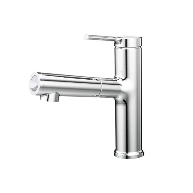 Vòi lavabo nóng lạnh dây rút Caesar B196C