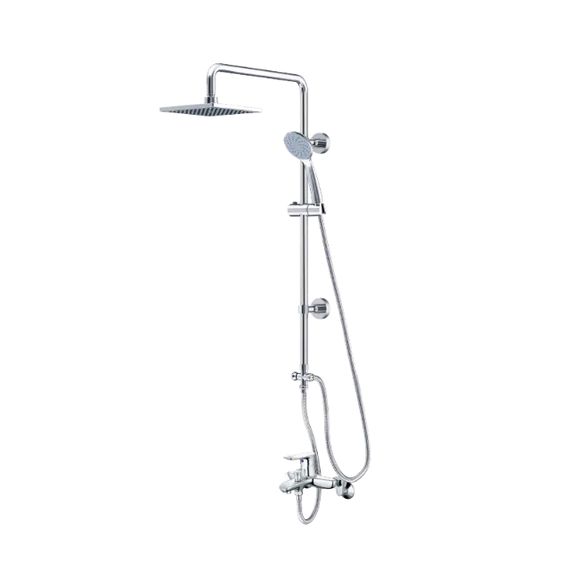 Sen nóng lạnh kết hợp bộ phụ kiện sen tắm đứng Caesar S493C + BS124
