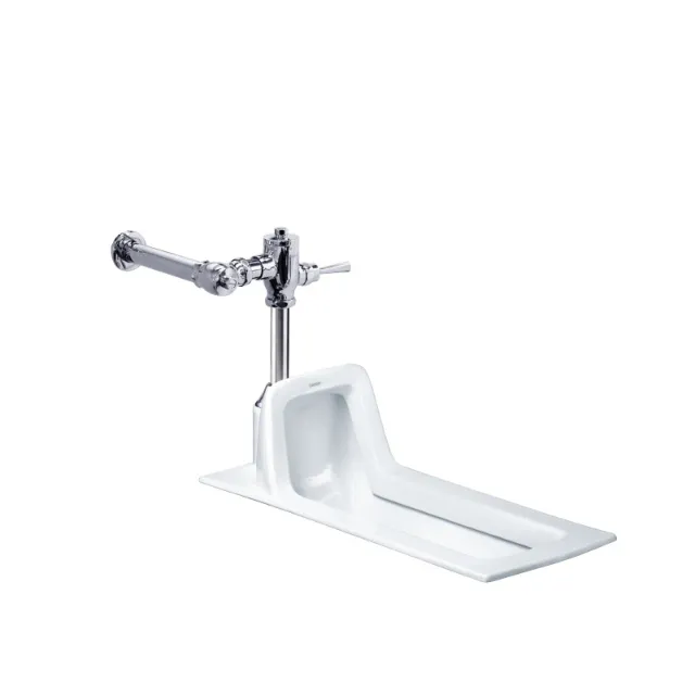 Bồn cầu Caesar C1250 + BF523A – bồn cầu xổm cho công trình