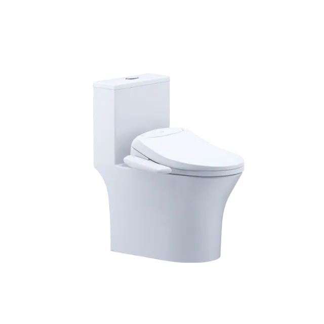 Bồn cầu một khối kết hợp điện tử Caesar C1391F + TAF400H