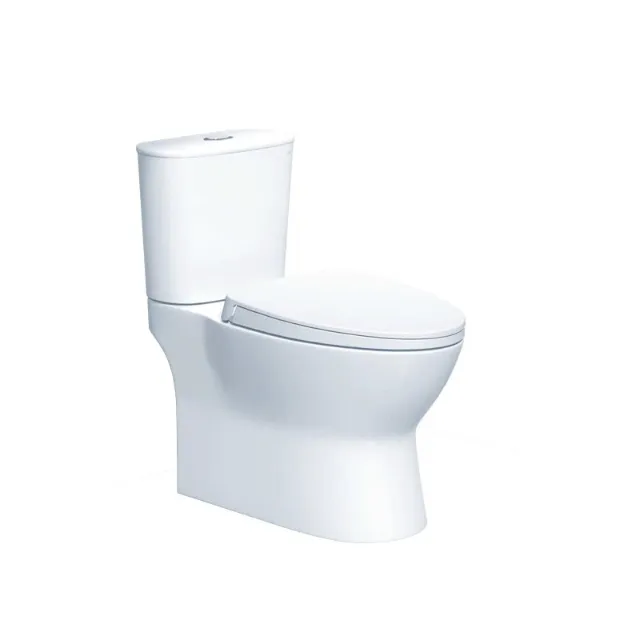 Đánh giá bồn cầu Caesar CD1320 – hai khối nắp êm, xả Aqua-Jet