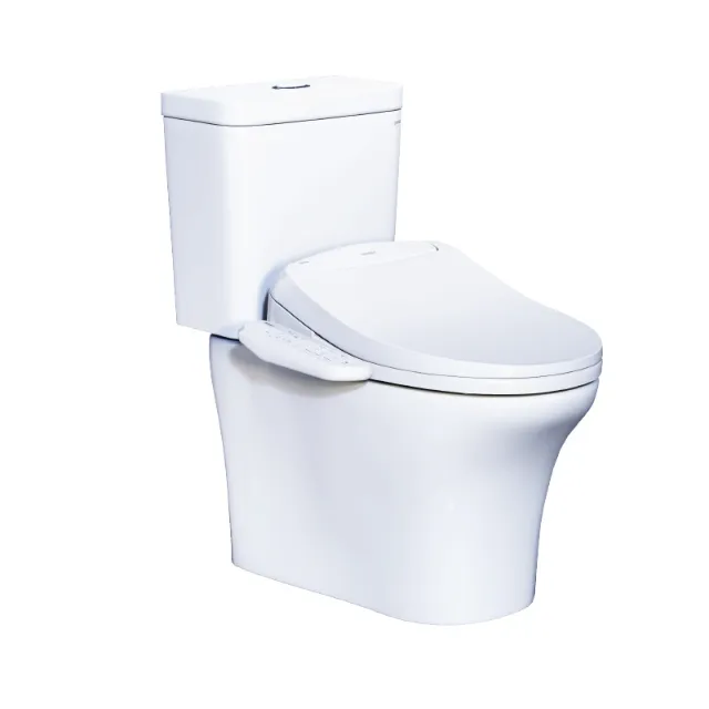 Bồn cầu kết hợp nắp điện tử Caesar CD1341 + TAF400H