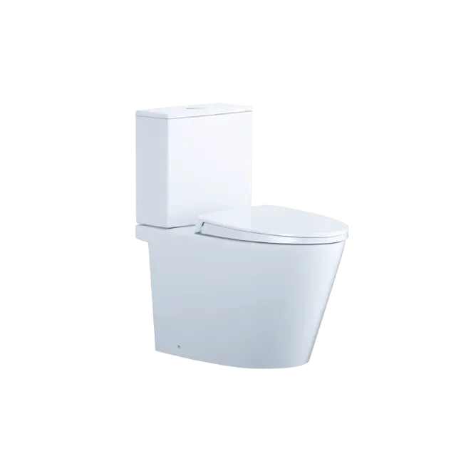 Review bồn cầu Caesar CD1342: hai khối nắp êm, xả xoáy cho gia đình