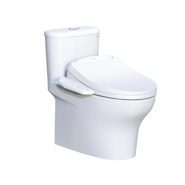 Bồn cầu một khối kết hợp điện tử Caesar C1394F + TAF400H