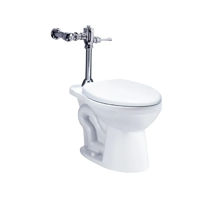 Review bồn cầu Caesar CP1333 + BF521A: bồn xả gạt tay bền bỉ cho khu đông người