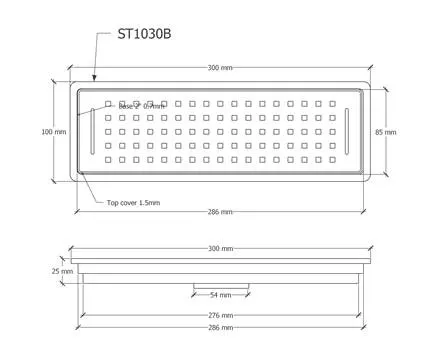 Phễu thoát sàn Caesar ST1030B – ảnh 2