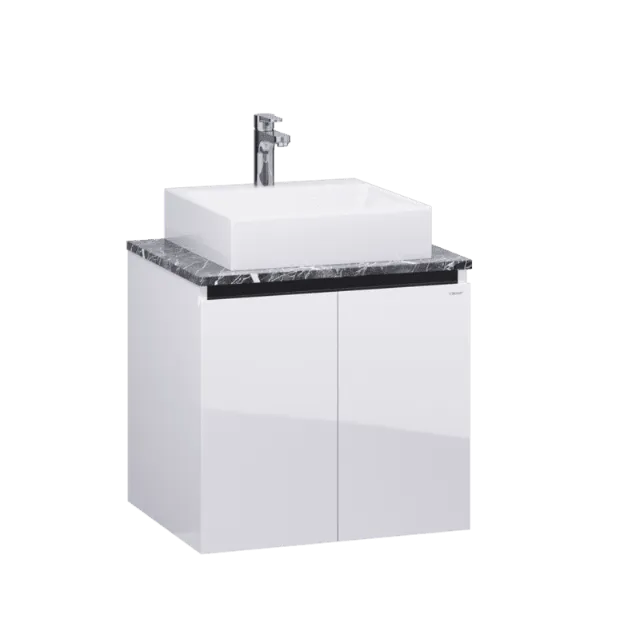 Lavabo và tủ treo Caesar LF5255 + EH46001AV