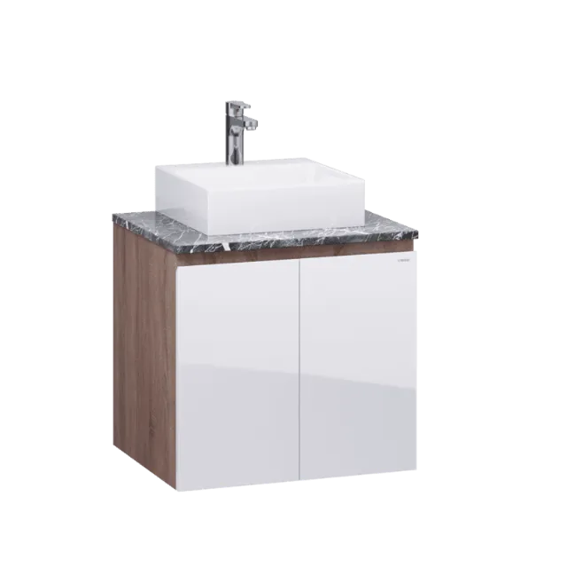 Lavabo và tủ treo Caesar LF5257 + EH46001AWV