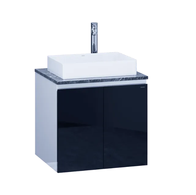 Lavabo và tủ treo Caesar LF5254 + EH46002ADV