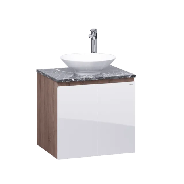 Lavabo và tủ treo Caesar L5221 + EH46002AWV