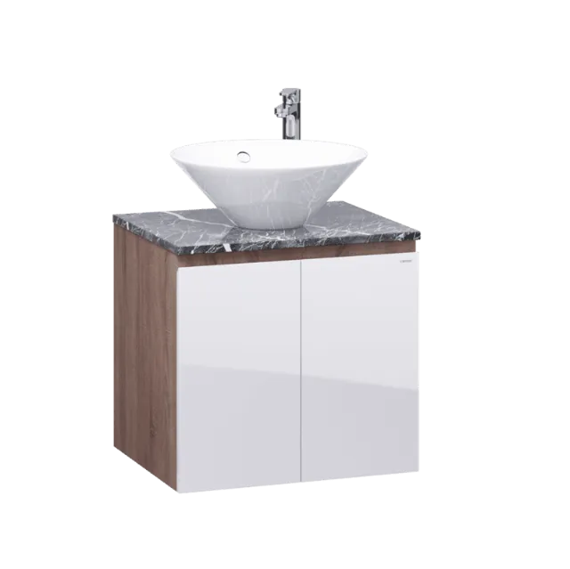Lavabo và tủ treo Caesar L5222 + EH46002AWV
