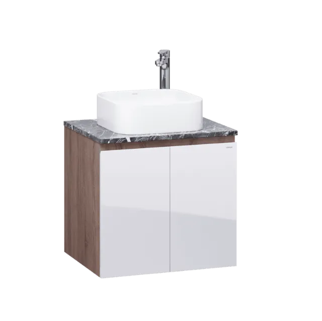 Lavabo và tủ treo Caesar LF5256 + EH46002AWV