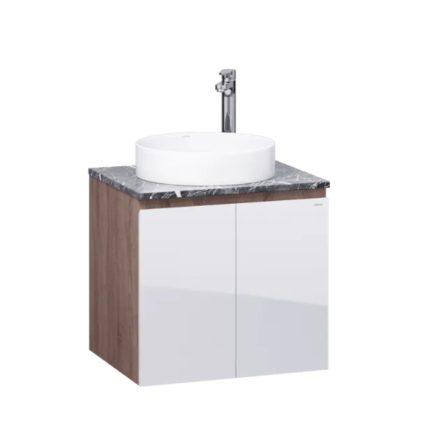 Lavabo và tủ treo Caesar LF5258 + EH46002AWV