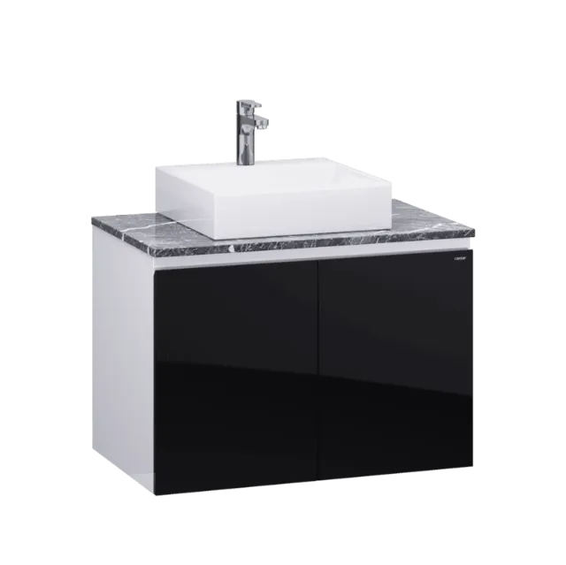 Lavabo và tủ treo Caesar LF5255 + EH48001ADV