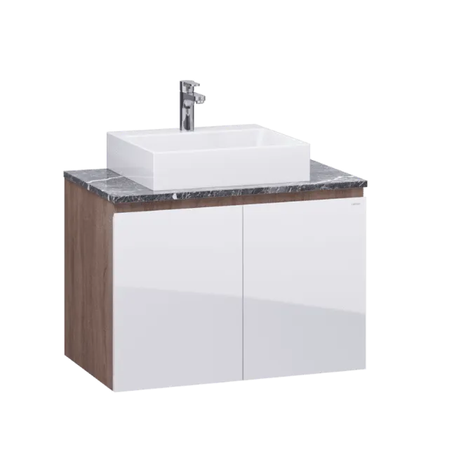 Lavabo và tủ treo Caesar LF5253 + EH48001AWV