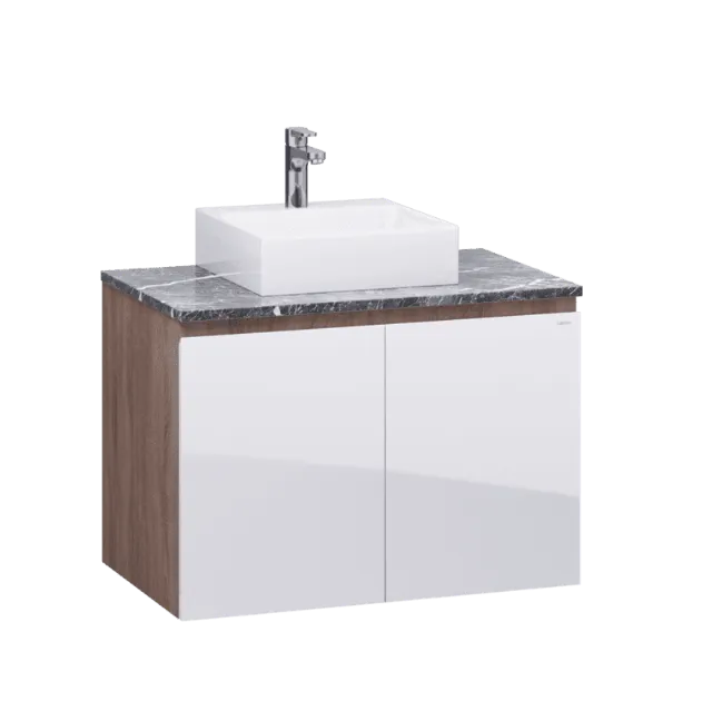Lavabo và tủ treo Caesar LF5257 + EH48001AWV
