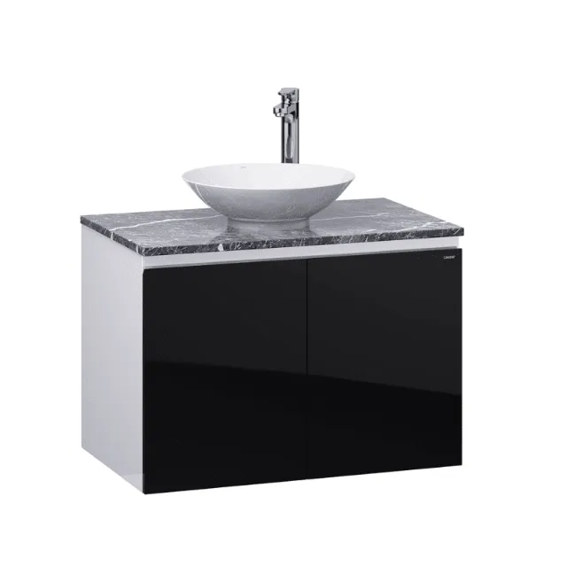 Lavabo kết hợp tủ treo Caesar L5221 + EH48002ADV