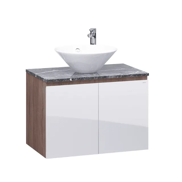 Lavabo kết hợp tủ treo Caesar L5222 + EH48002AWV