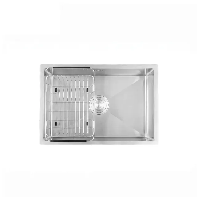 Chậu rửa chén inox 1 hộc âm viền Caesar KSH11H060SX