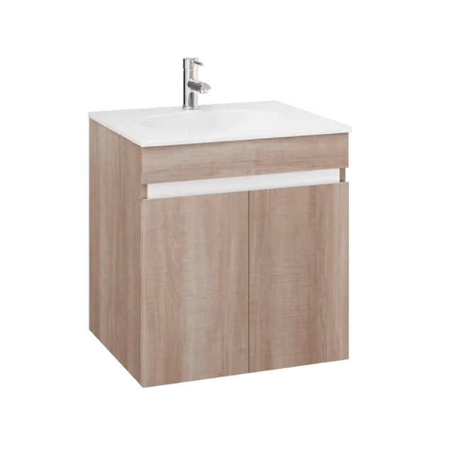 Lavabo kết hợp tủ treo lavabo Caesar LF5024 + EH15024AW7V
