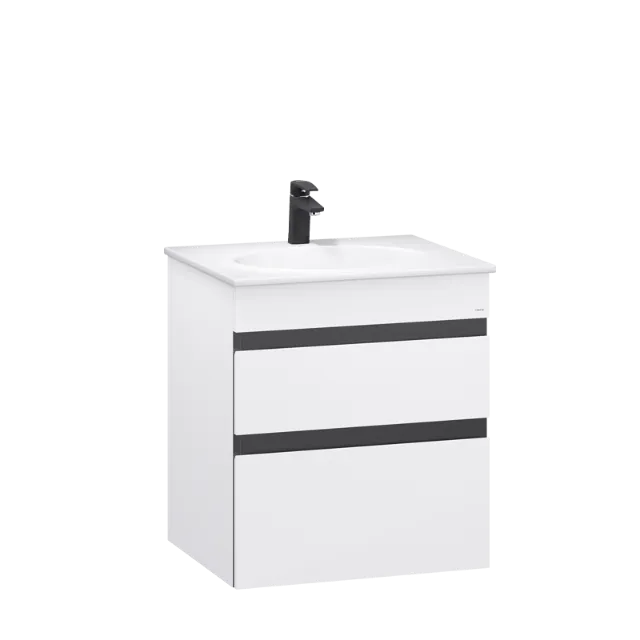 Lavabo kết hợp tủ treo lavabo Caesar LF5024 + EH15024DDV