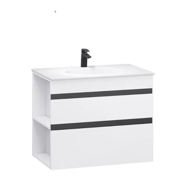 Lavabo kết hợp tủ treo lavabo Caesar LF5026 + EH15026DDLV