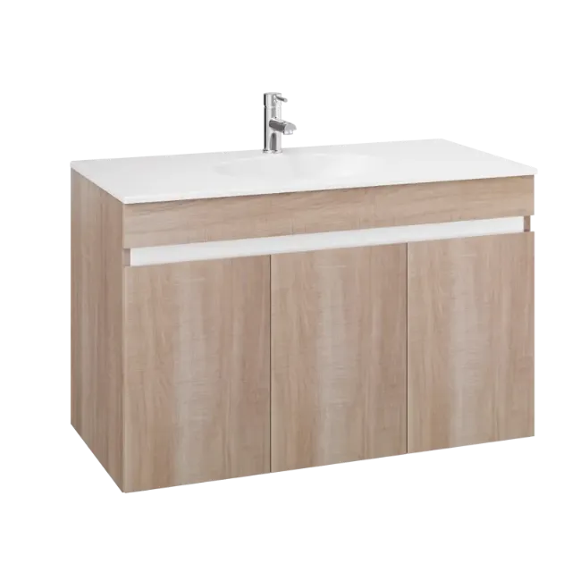 Lavabo kết hợp tủ treo lavabo Caesar LF5028 + EH15028AW7V