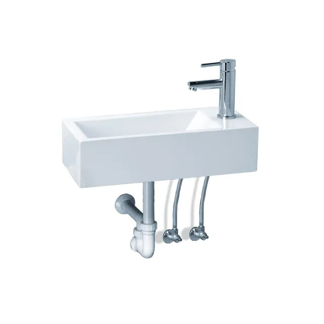 Lavabo vuông treo Caesar LF5239S