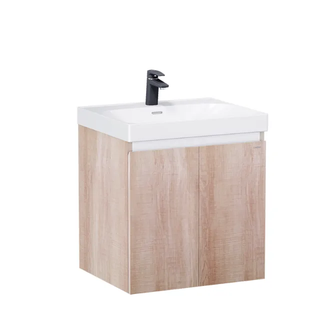 Lavabo kết hợp tủ treo Caesar LF5356 + EH15356AW7V