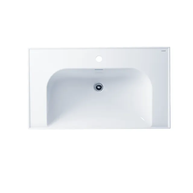Review lavabo Caesar LF5358: một chậu, hai cách lắp cho phòng tắm hiện đại