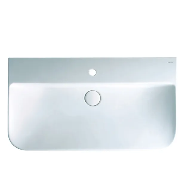 Đánh giá lavabo Caesar LF5376 – chậu treo bản rộng, dáng mỏng