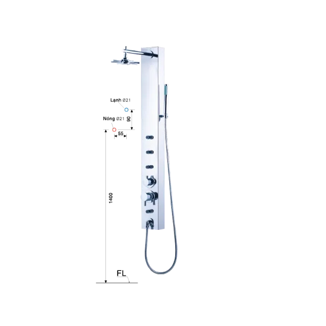 Sen thuyền inox Caesar SP137